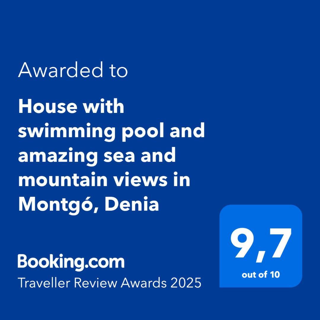 House With Swimming Pool And Amazing Sea And Mountain Views In Montgo, Ferienhaus